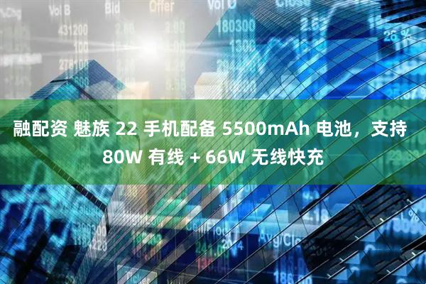 融配资 魅族 22 手机配备 5500mAh 电池，支持 80W 有线 + 66W 无线快充