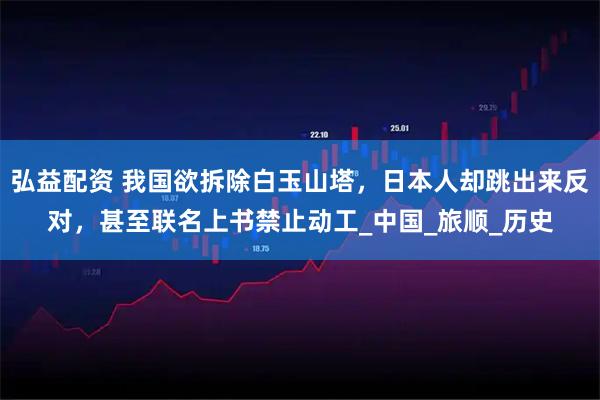 弘益配资 我国欲拆除白玉山塔，日本人却跳出来反对，甚至联名上书禁止动工_中国_旅顺_历史